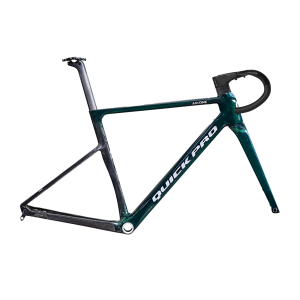 Cuadro carretera de carbono Quick Pro AR:One transparent green