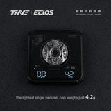 TiNE Eclos Top Cap de Titanio versión Universal sobre una báscula que marca 4,2 g