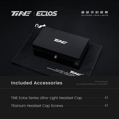 Estuche y bolsa de transporte del TiNE Eclos Top Cap de Titanio