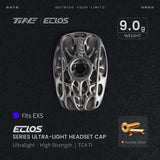 TiNE Eclos Top Cap de Titanio versión EXS con tornillo Aureate Glow (dorado)