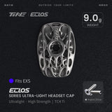 TiNE Eclos Top Cap de Titanio versión EXS con tornillo Argent Shine (plata)