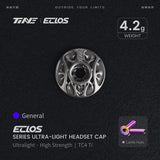 TiNE Eclos Top Cap de Titanio versión Universal con tornillo Candy Hues (degradado violeta y dorado)