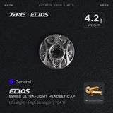 TiNE Eclos Top Cap de Titanio versión Universal con tornillo Aureate Glow (dorado)