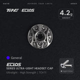 TiNE Eclos Top Cap de Titanio versión Universal con tornillo Argent Shine (plata)