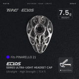 TiNE Eclos Top Cap de Titanio versión Pinarello (2021) con tornillo Argent Shine (plata)