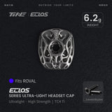 TiNE Eclos Top Cap de Titanio versión Specialized Roval con tornillo Inkwell Rhythm (negro)