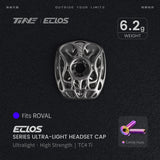 TiNE Eclos Top Cap de Titanio versión Specialized Roval con tornillo Candy Hues (degradado violeta y dorado)