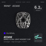 TiNE Eclos Top Cap de Titanio versión Specialized Roval con tornillo Verdant Field (verde)