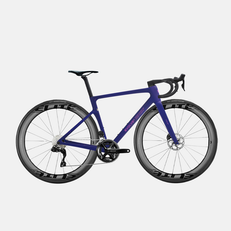 Bicicleta completa carbono evolve 105  MORADA