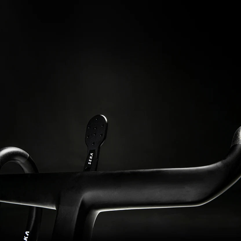 Manillar Seka Exceed Gen 2 detalle soporte GPS
