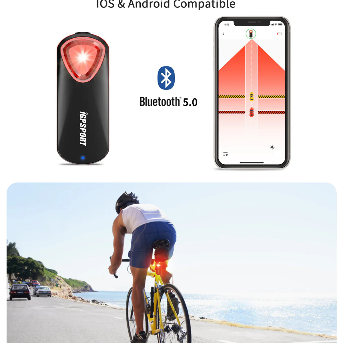 luz radar connexion bluetooth
