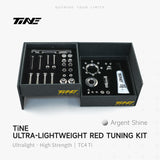 TiNE Kit de Tornillería de Titanio SRAM Red en acabado Argent Shine (plata)