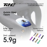 TiNE Top Cap de Carbono Quick-Step Edition (decoración azul de olas) en el cockpit Roval Rapide: 5,9 g con tornillo