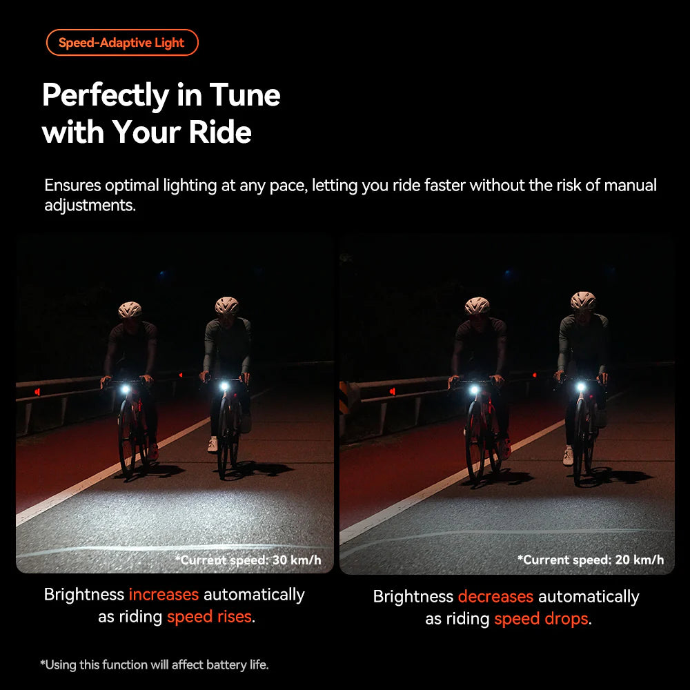 Luz delantera con adaptación