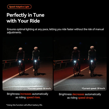 Luz delantera con adaptación