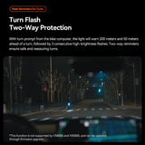 luz delantera con flash