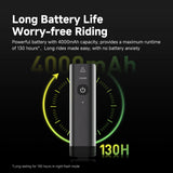 luz delantera bici con larga duración bateria