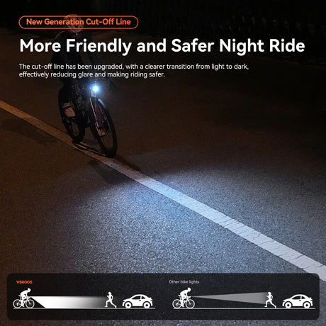 luz delantera para bici mas segura
