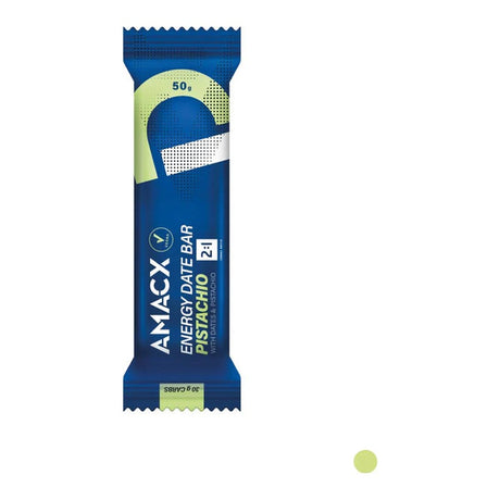 Amacx Energy Date Bar Pistacho Nutrición, front view