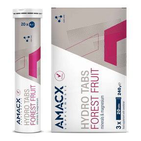 Nutrición Amacx Hydro Tabs, vista frontal