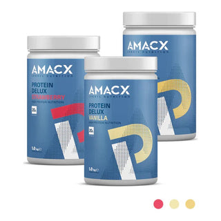 Nutrición Amacx Protein Delux, vista lateral