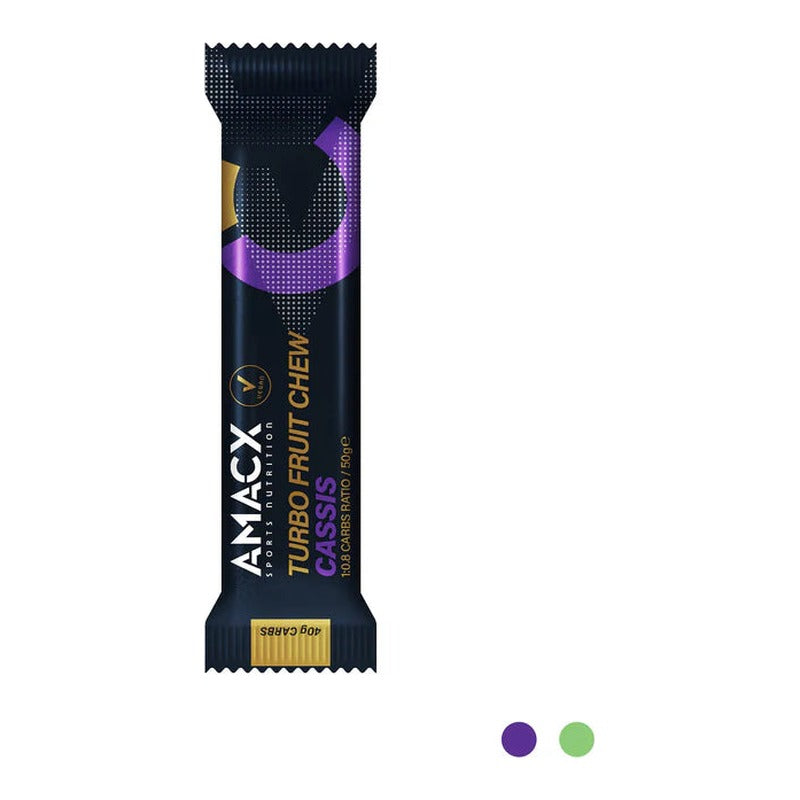 Nutrición Amacx Turbo Fruit Chew, vista lateral
