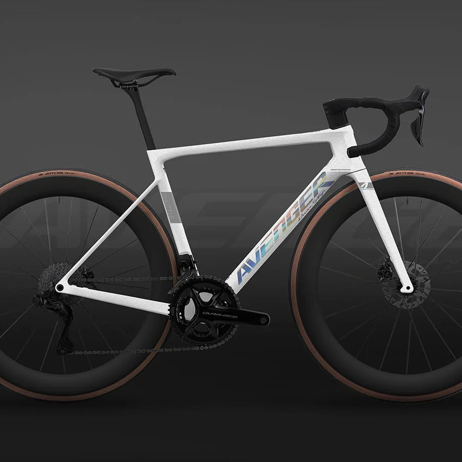 Bicicleta Avenger Shuttle 2026 Pure White, vue latérale