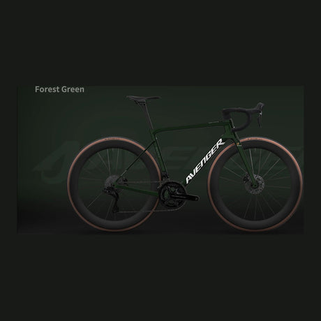 Bicicleta Avenger Shuttle SL Forest green, Seitenansicht