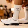 Bont Aero Sokz — Calcetines Aerodinámicos white, side view