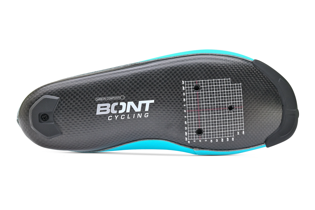 Zapatillas de carretera Bont Riot 24 en azul, suela de carbono
