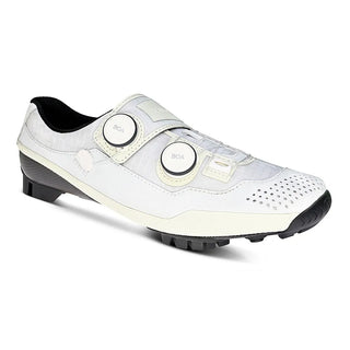 Bont Riot G Gravel- und MTB-Schuhe in Weiß, Dreiviertelansicht