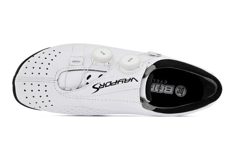 Zapatillas de carretera Bont Vaypor S en blanco, vista superior