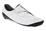 Zapatillas de carretera Bont Vaypor S en blanco, vista tres cuartos