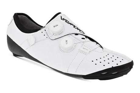 Zapatillas de carretera Bont Vaypor S en blanco, vista tres cuartos