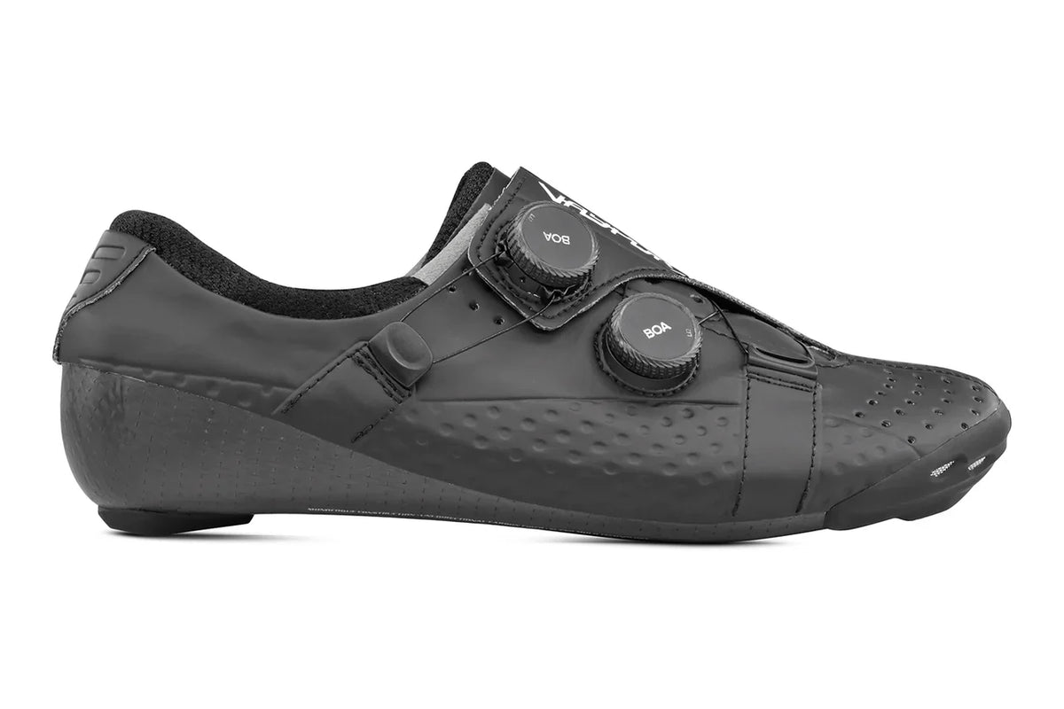 Zapatillas de carretera Bont Vaypor S en negro, lateral exterior