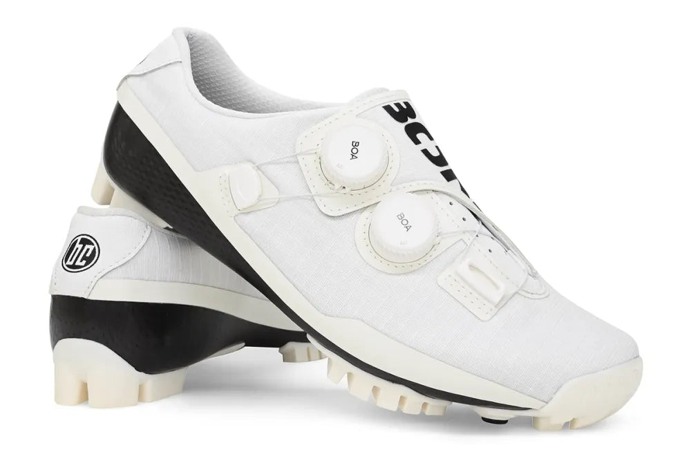 Zapatillas de gravel Bont Vaypor SL G en blanco, par