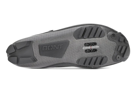 Zapatillas de gravel Bont Vaypor SL G en negro, suela con tacos