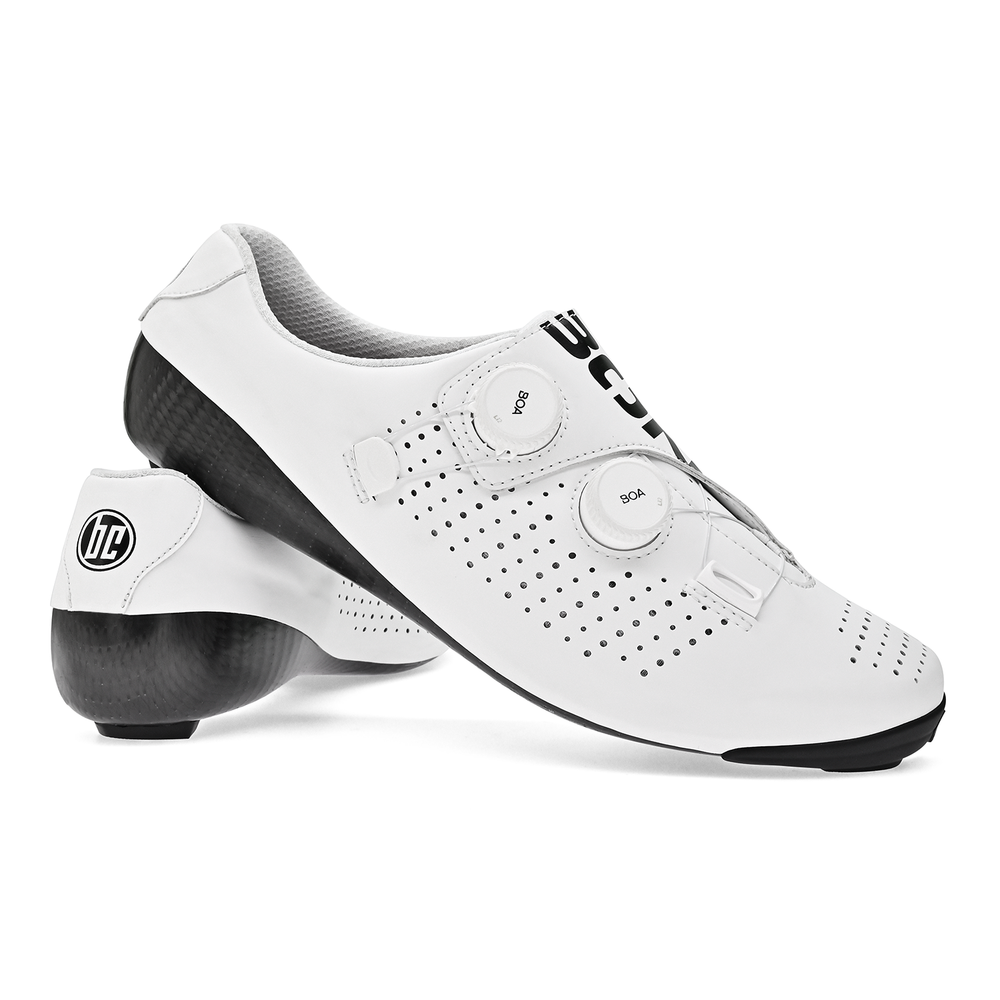 Zapatillas de carretera Bont Vaypor SL en blanco, par
