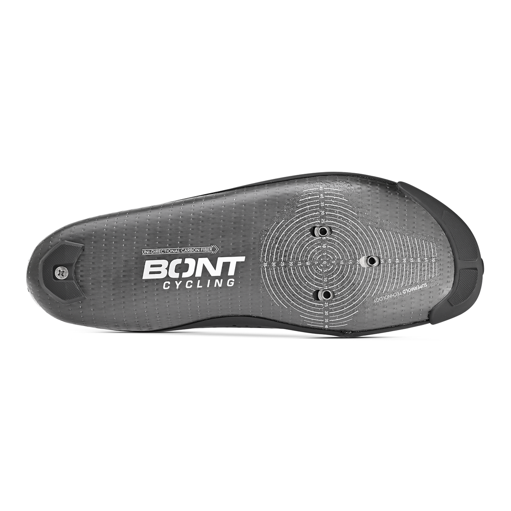 Zapatillas de carretera Bont Vaypor SL en negro, suela de carbono