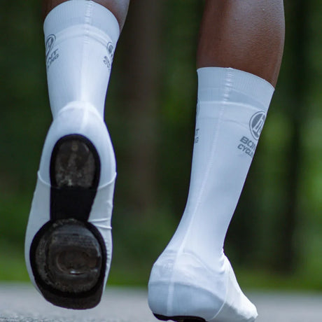 Bont Windsock II — Cubrezapatillas Aerodinámicos blanco, vista inferior