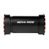 Nova Ride CBB BB386 para Shimano 24 mm en rojo