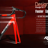Cuadro Avenger R7 rouge, vue de trois quarts
