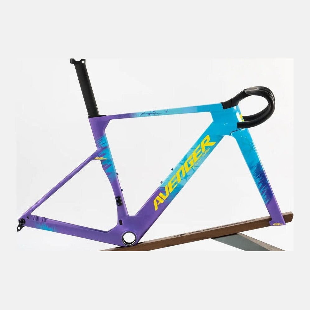 Cuadro Avenger R8RS blu, vista laterale