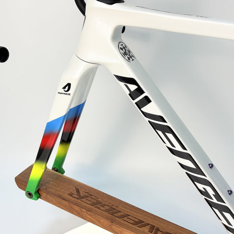 Cuadro Avenger Shuttle 2026 5 color fade, Gabel-Detail