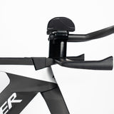 Cuadro Avenger TM7 Negra Plata-Carbono, vue de dessus