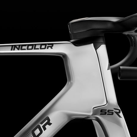 Cuadro Incolor SSR Mercury, detalle del tubo de dirección