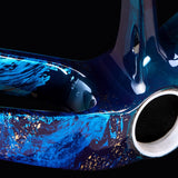 Cuadro Incolor Voyager Midnight, detalle de la pintura