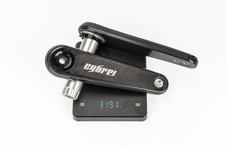 Bielas de carbono Cybrei, en báscula