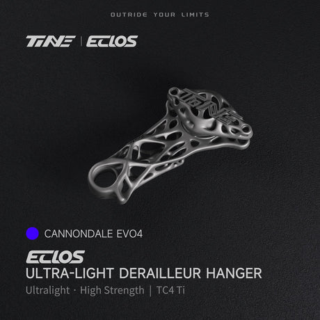 TiNE Eclos Patilla de Cambio de Titanio, versión Cannondale SuperSix EVO 4