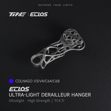TiNE Eclos Patilla de Cambio de Titanio, versión Colnago V3 / V4 / C64 / C68